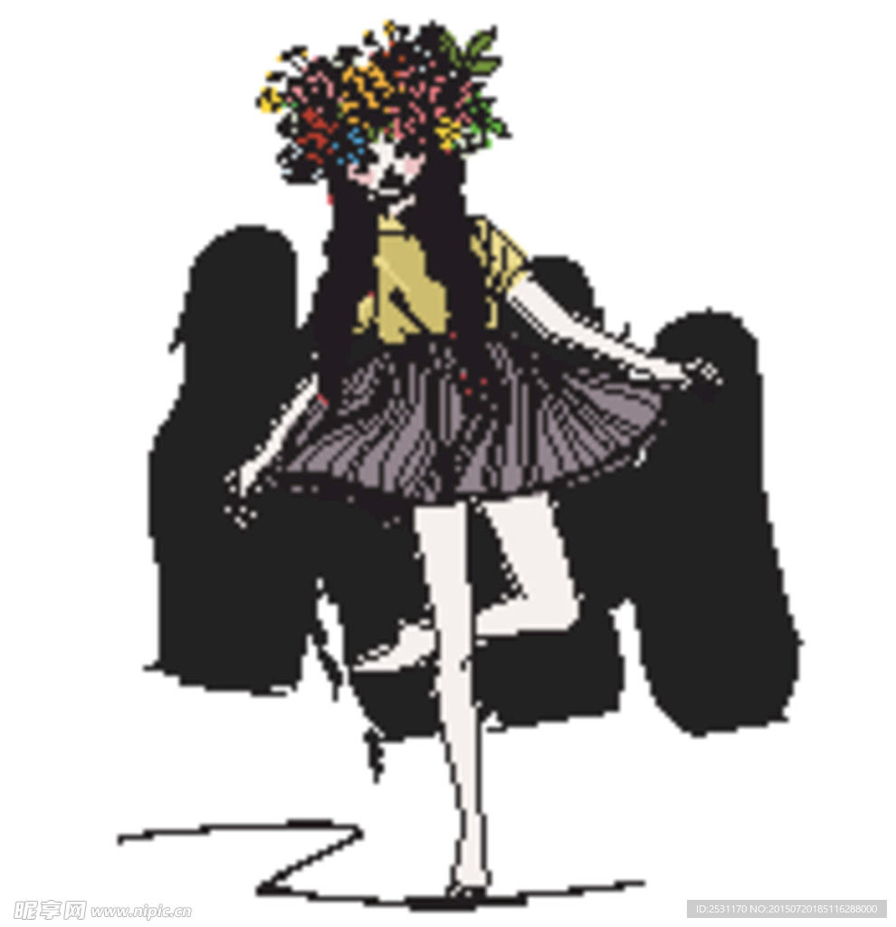 卡通女孩