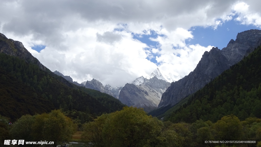 稻城雪山 稻城风光 稻城亚丁