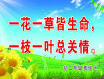 草坪标语图片
