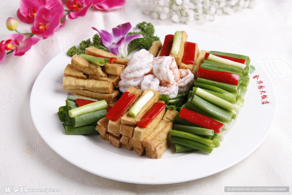 虾球小葱烧豆泡
