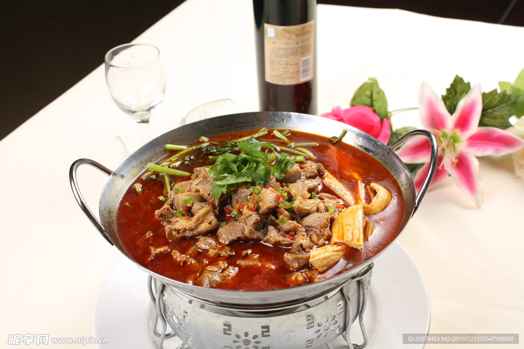 腐竹羊肉锅