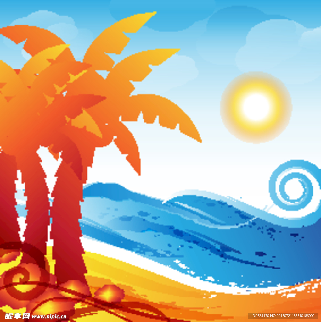 夏日背景