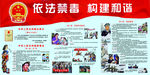禁毒展板依法禁毒