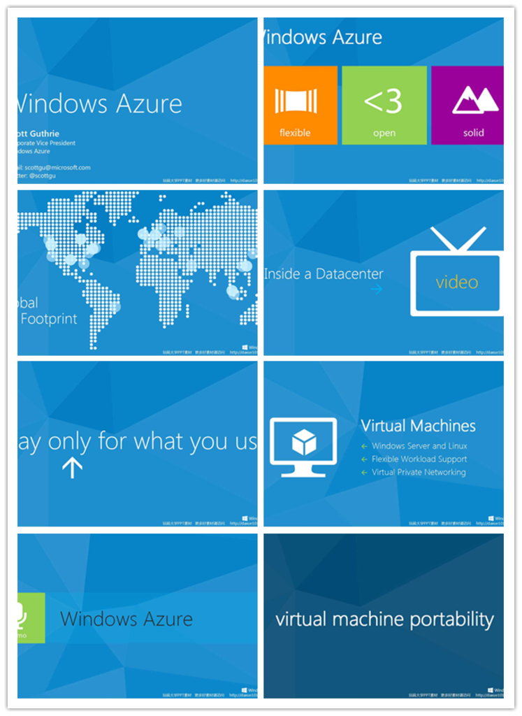 windows8风动画PPT