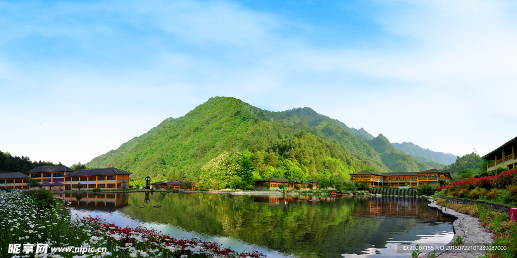上坝河  风光美景