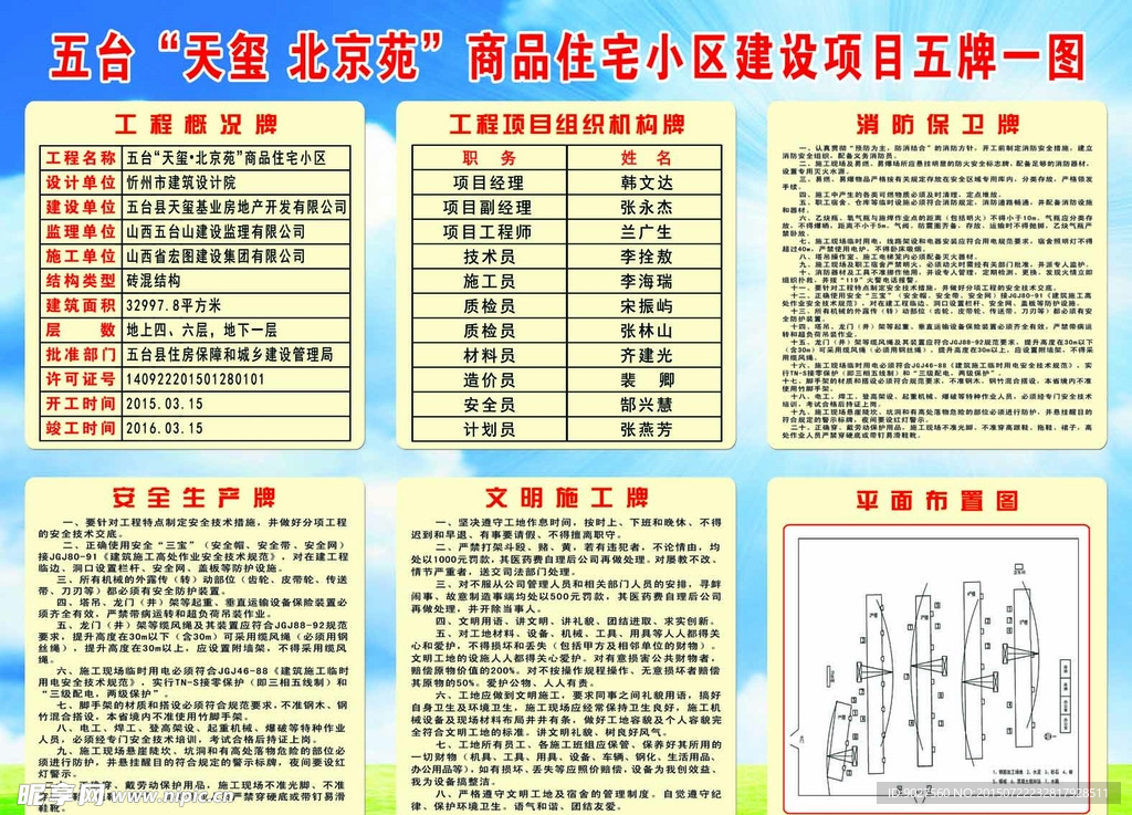 建设工程五牌一图