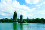 两江四湖日月双塔