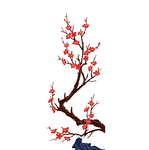 梅花装饰图