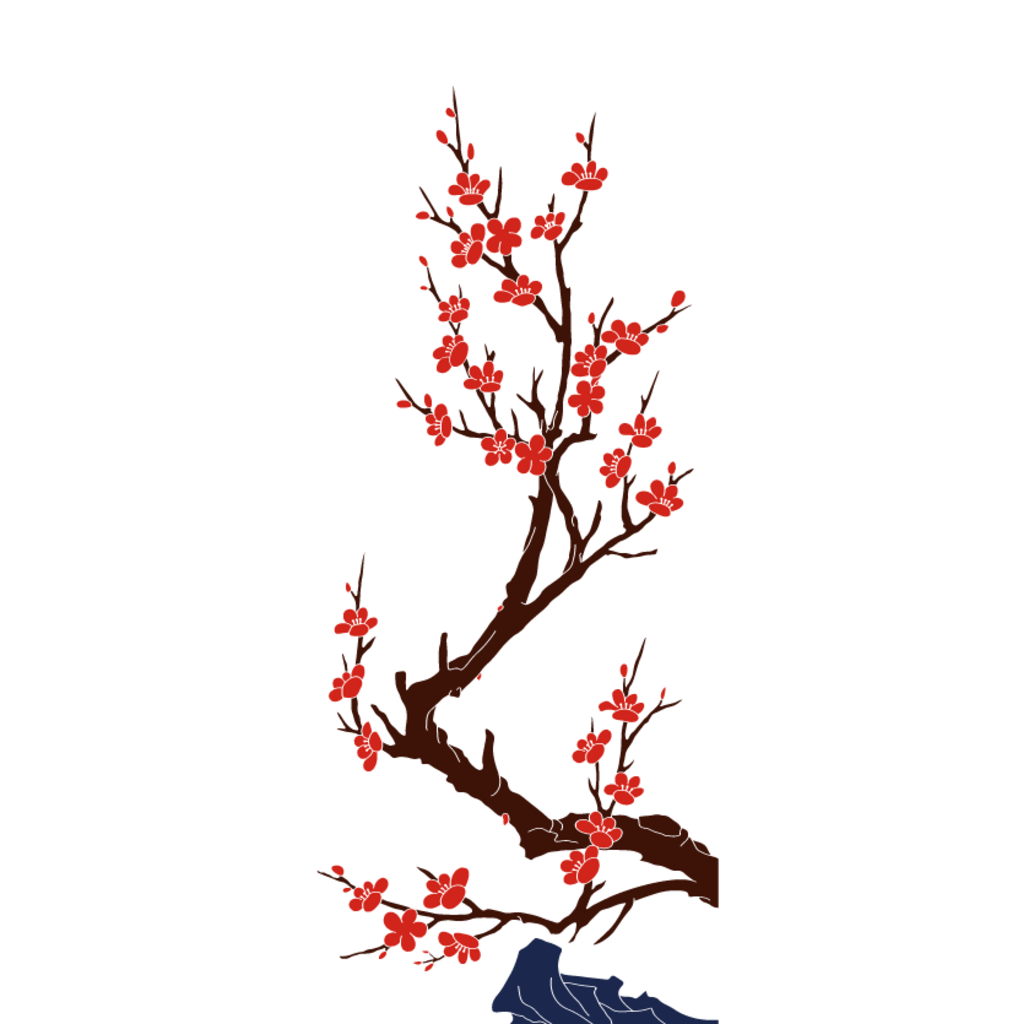 梅花装饰图