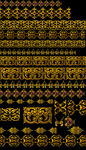 金色花纹