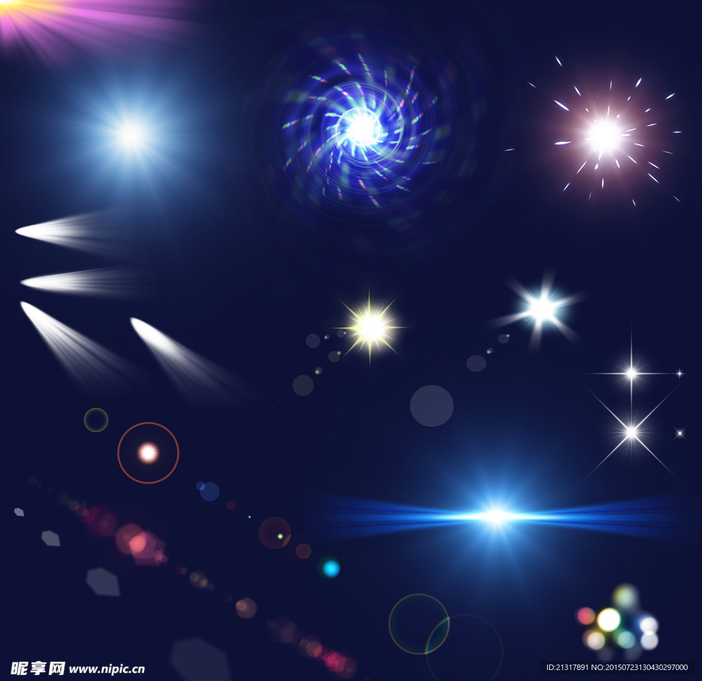 分层光效效果图片