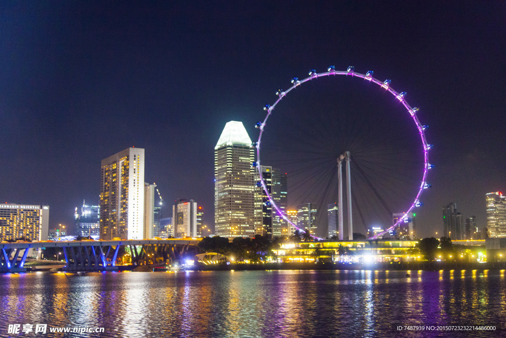 新加坡城市夜景