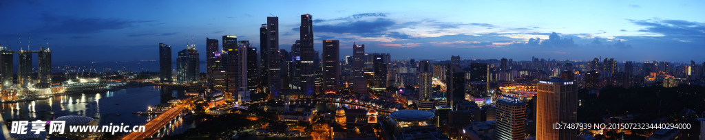 新加坡城市夜景