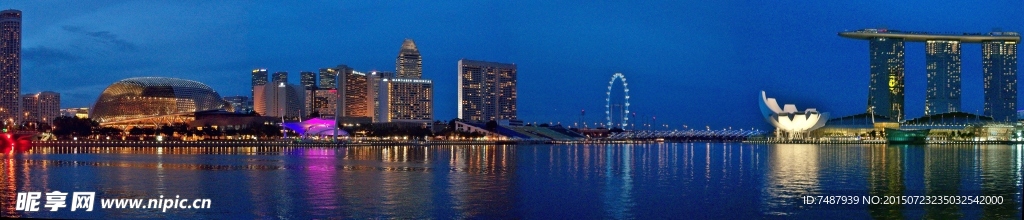 新加坡城市夜景