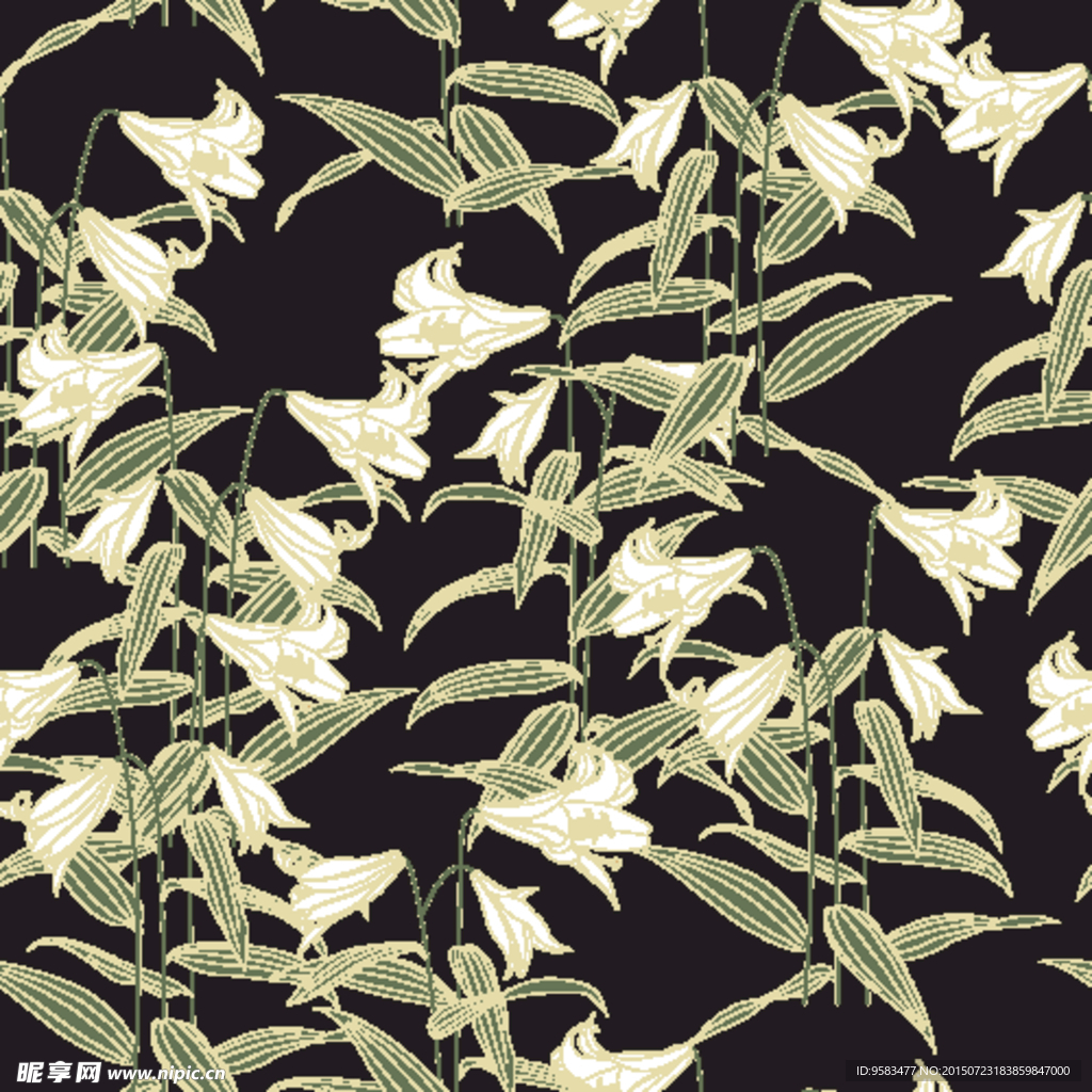 水仙花朵矢量