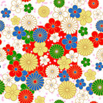 彩色小花矢量