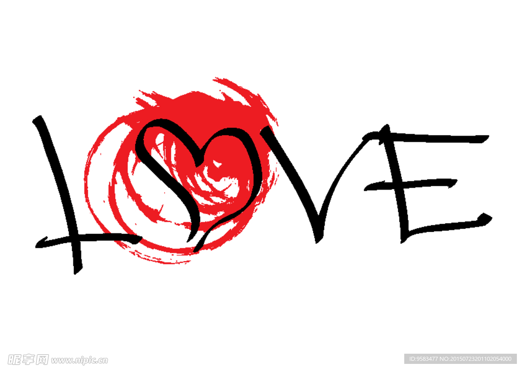 爱心LOVE矢量