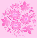花朵与叶子矢量