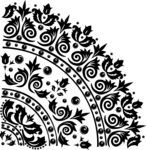 罗盘纹矢量图