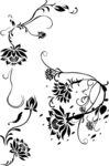 美丽的花矢量图