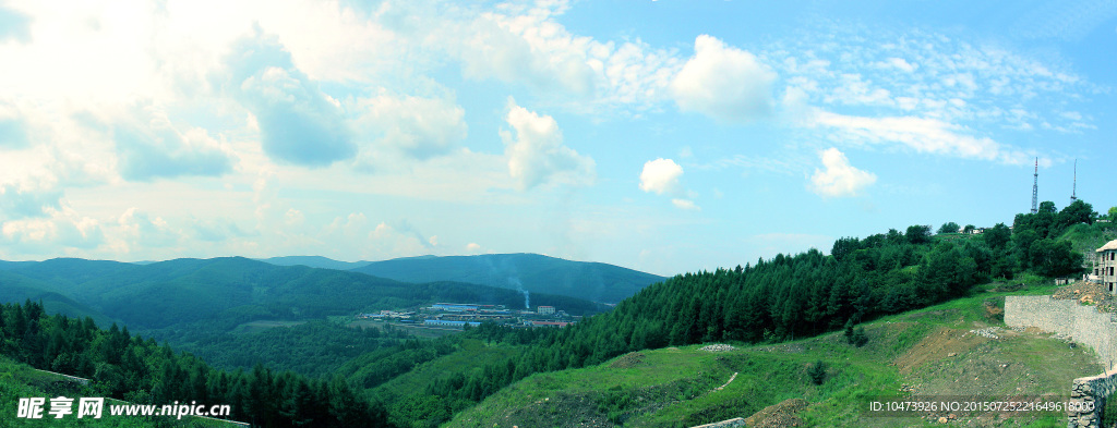 高山云岭摄影图片