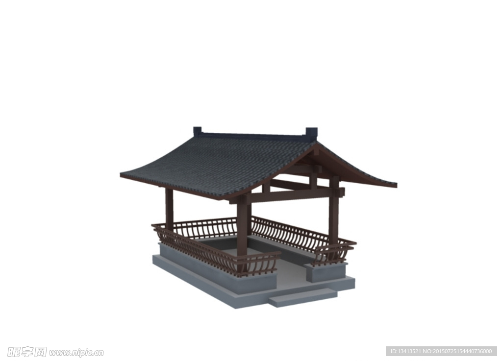 轩古建亭子模型