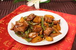豆角炖排骨