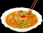 豆角排骨炖西红柿