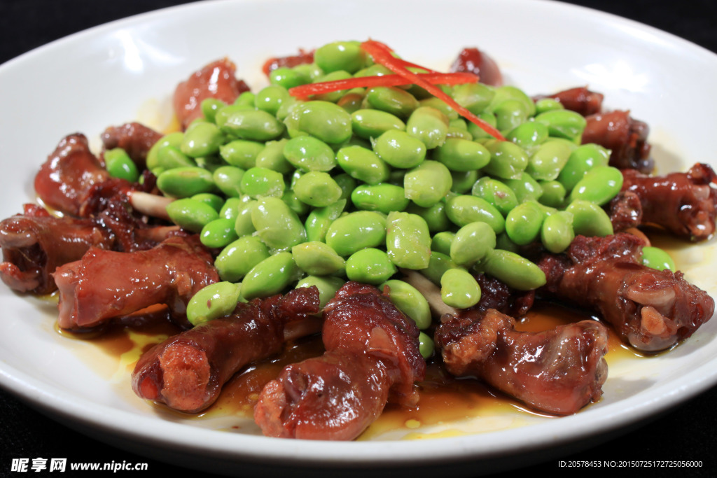 鸭脚杆毛豆