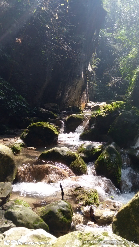 深谷小溪