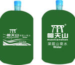 帽天山水桶贴
