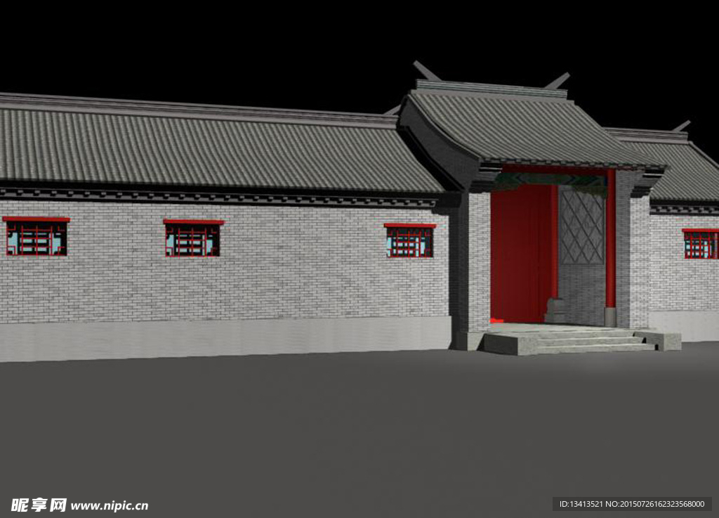 中国古建筑3d模型