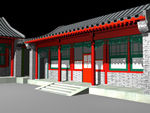 中国古建筑3d模型