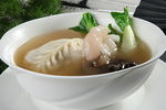 鸡汤海鲜大饺