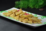 香煎银鱼饺