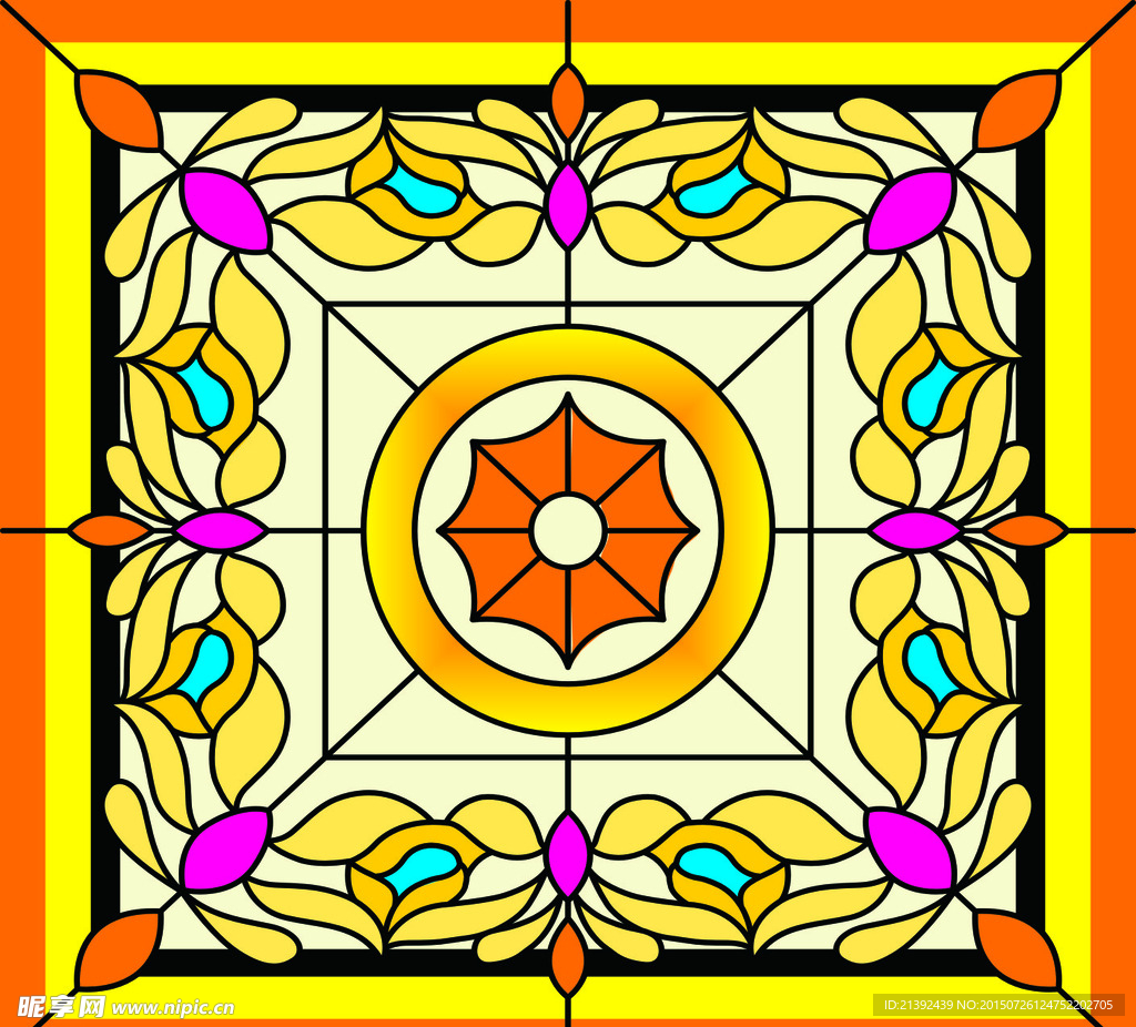 欧式花纹