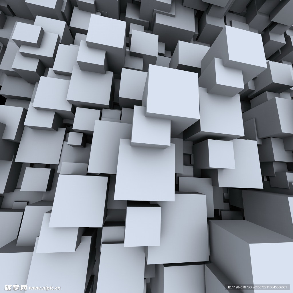 白色3D空间背景