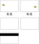 会员卡标准尺寸及磁条、芯片位置