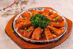铁板鲍汁豆腐