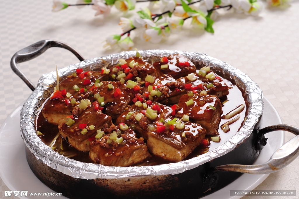 铁板臭豆腐