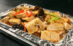 铁板豉汁菜豆腐