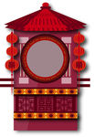 中式传统婚庆花轿