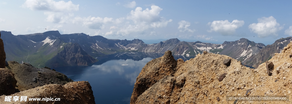 长白山高清全景照片