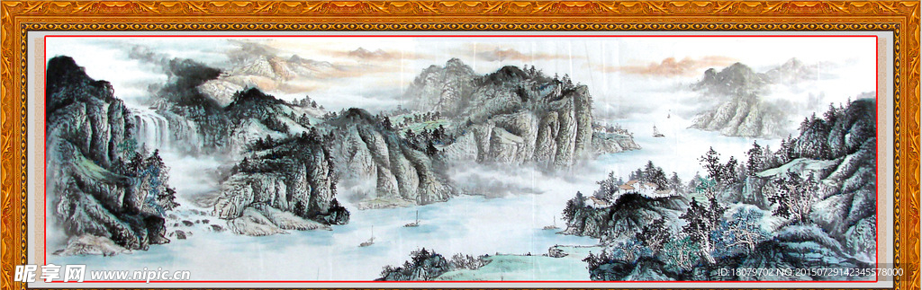国画山水