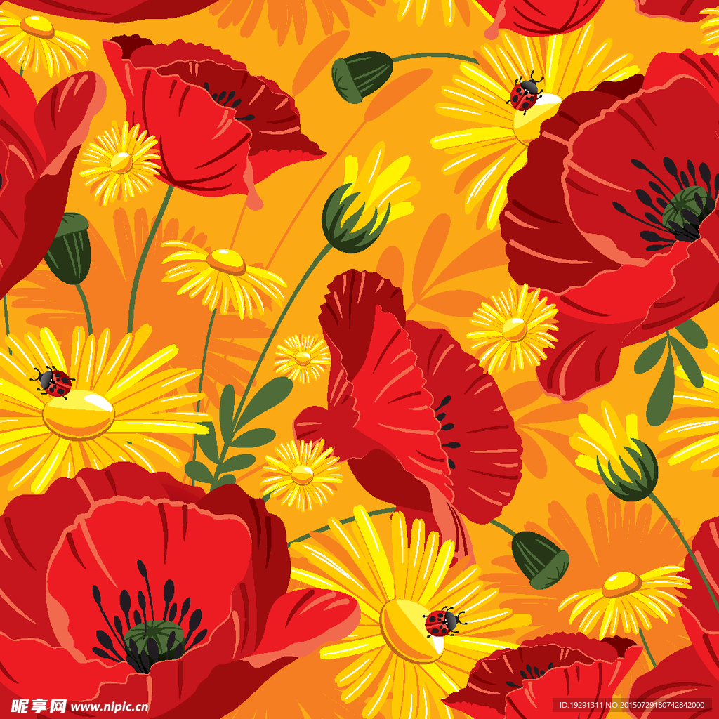 墙纸花卉设计