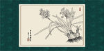 白描水仙