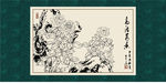 白描月季