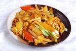 黄蘑土豆片