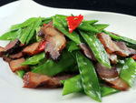 兰豆腊肉