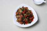 卜豆角炒腊肉